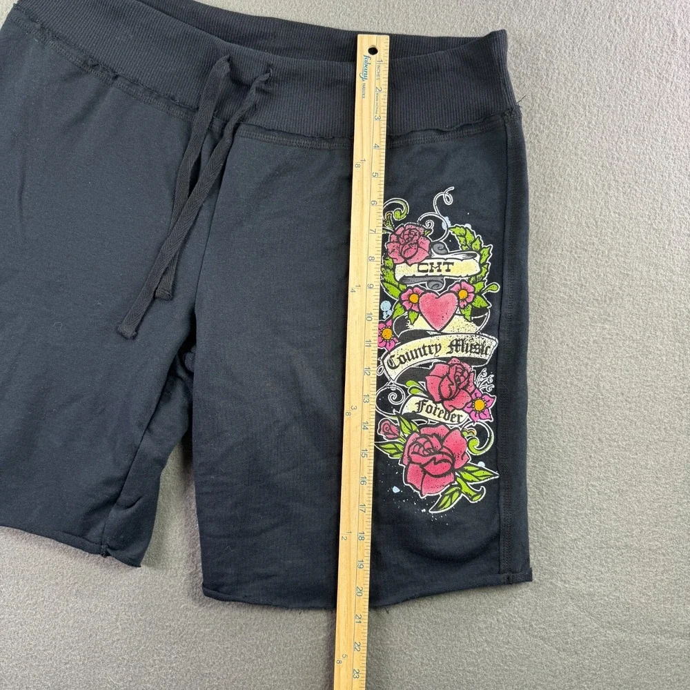 Cmt Loot Sweat Shorts Junior 19 2XL Black‎ Country Music Forever Lounge Resort